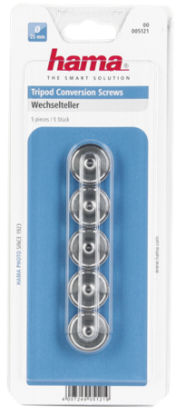 HAMA Adapteri za konverziju stalka 1/4" -> 3/8", 5 komada, 5121